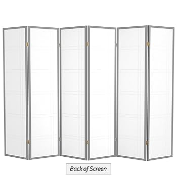 Amazon.com: Red Lantern 6 ft. Tall Double Cross Shoji Screen